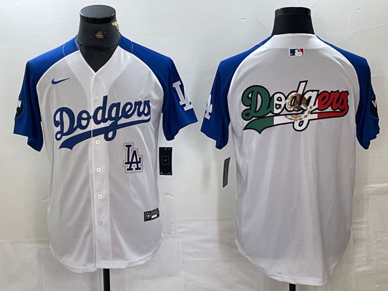 Men Los Angeles Dodgers Blank White Fashion Nike Game MLB Jersey style 12->->MLB Jersey
